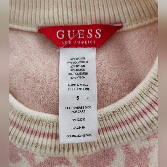 Guess Knit Pale Pink Dress - Picture 2 of 4